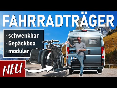 NEU! BESTER FAHRRADTRÄGER? Minnid Heckträgersystem | schwenkbar, modular, Gepäckbox | Kastenwagen